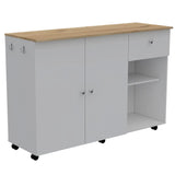 Tigard 2 Piece Kitchen, White/ Light Oak