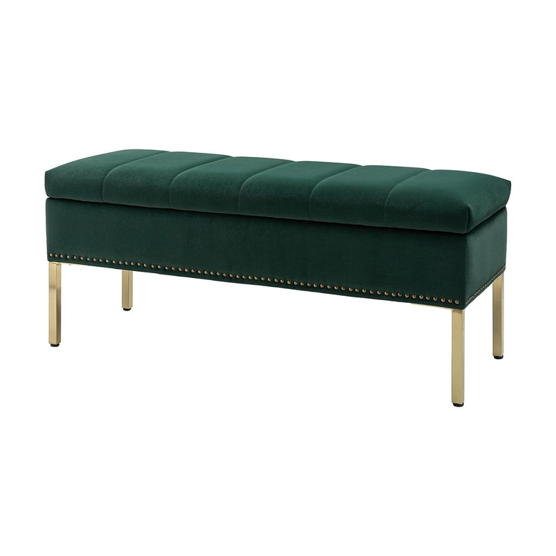 Fabio Upholstered Flip Top Storage Bench