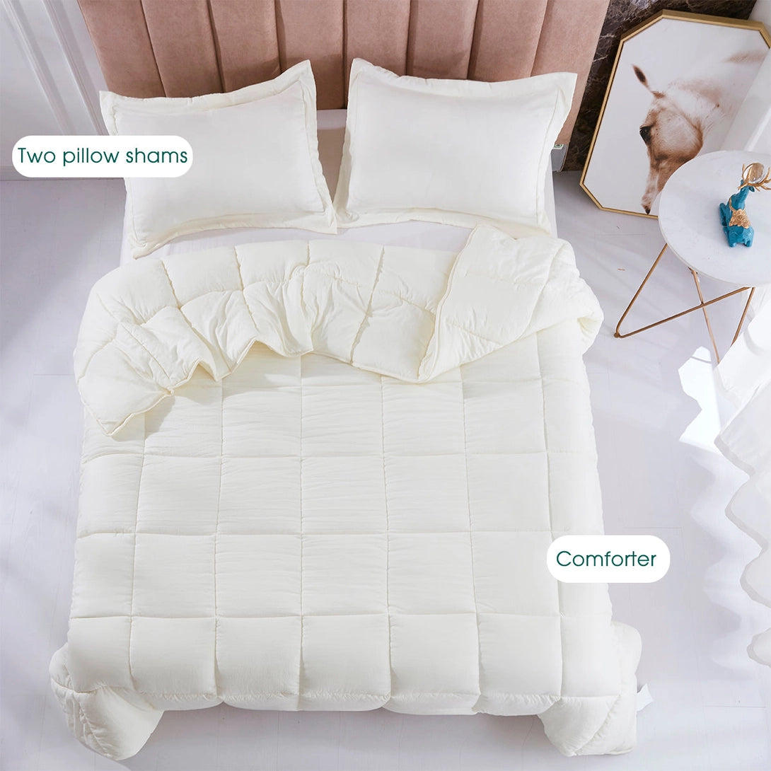 All Season Chic Prewashed Fabric Down Alternative Comforters