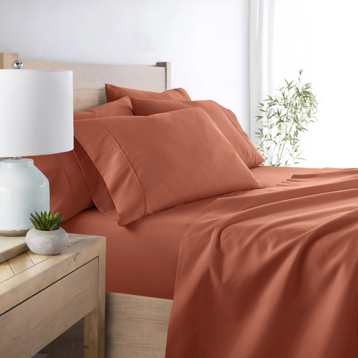 Home Collection Luxury Ultra Soft 6 Piece Bed Sheet Set