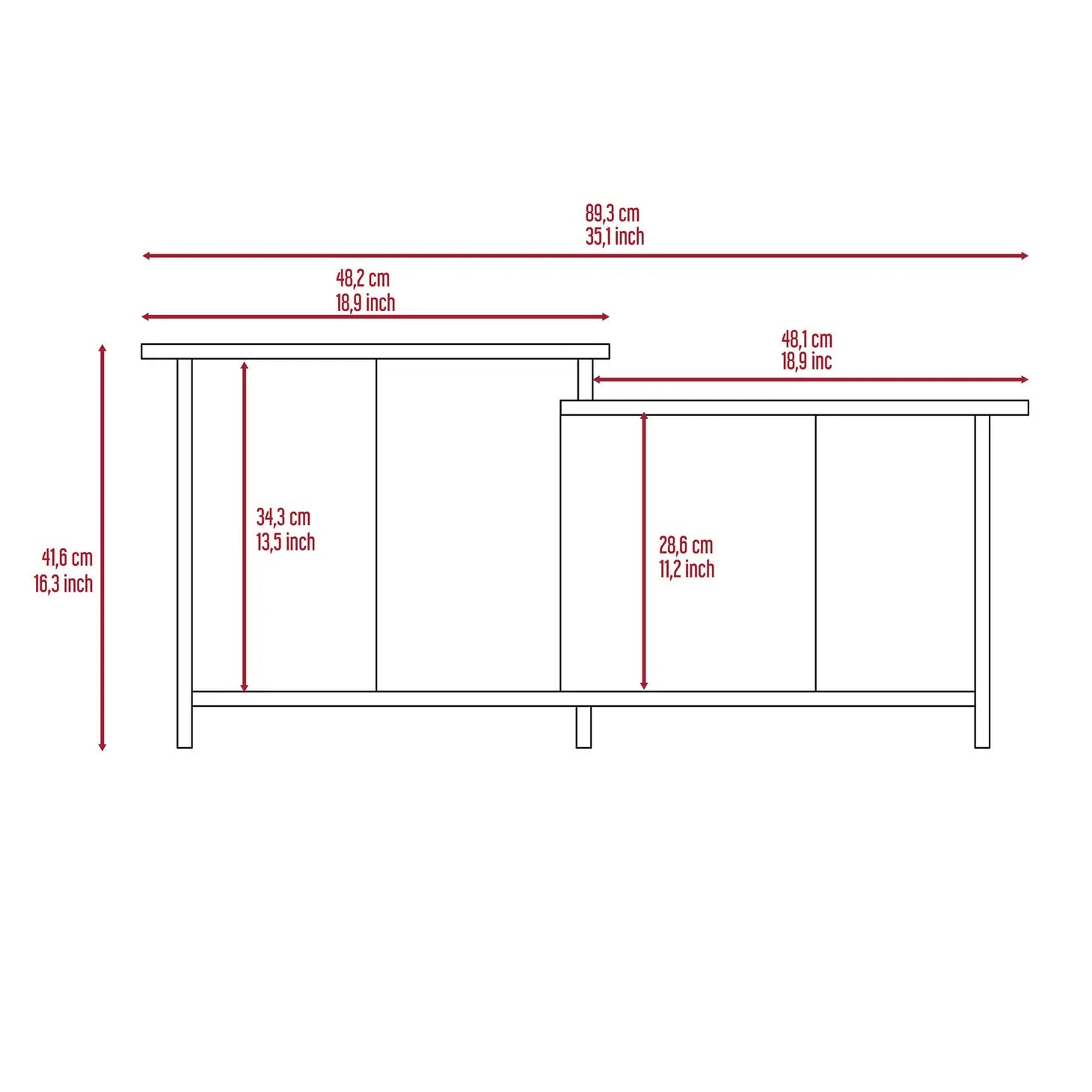 Dillon 2 Piece Bathroom Set, White