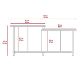Dillon 2 Piece Bathroom Set, White