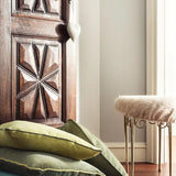 Happy Pillow Velvet Pillows with A Contrasting Colour Trim