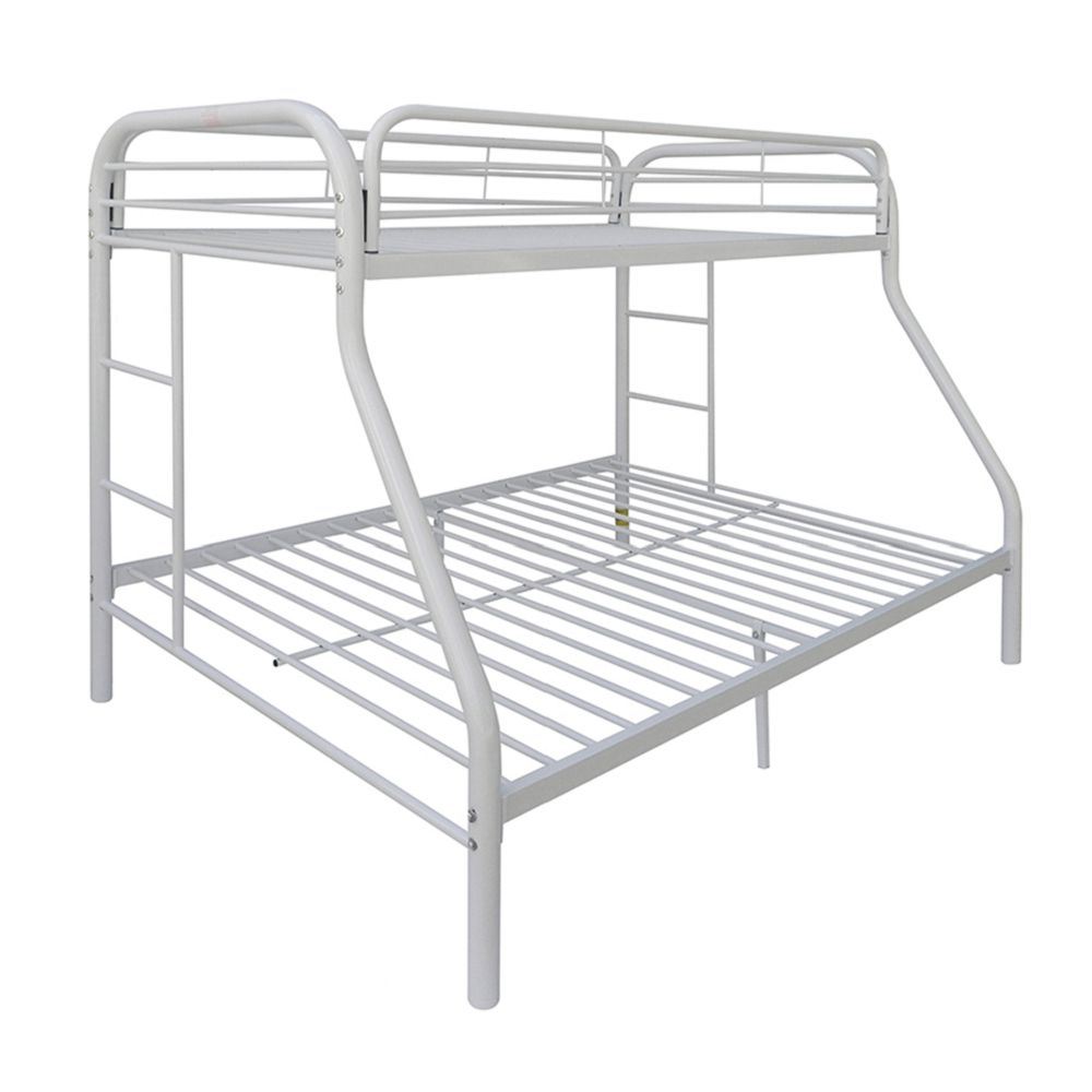 ACME Tritan Bunk Bed (Twin/Full) in White 02053WH
