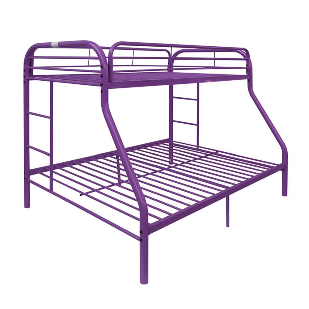 ACME Tritan Bunk Bed (Twin/Full) in Purple 02053PU
