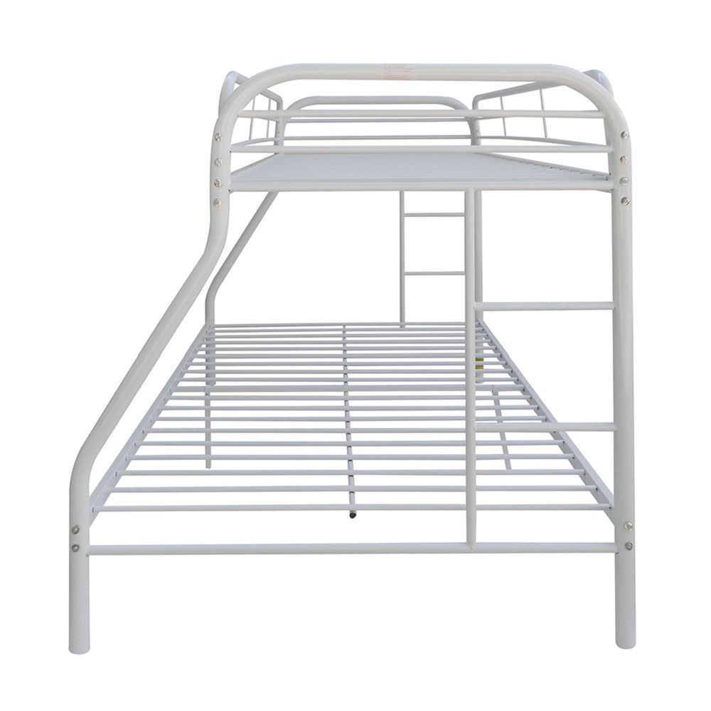 ACME Tritan Bunk Bed (Twin/Full) in White 02053WH