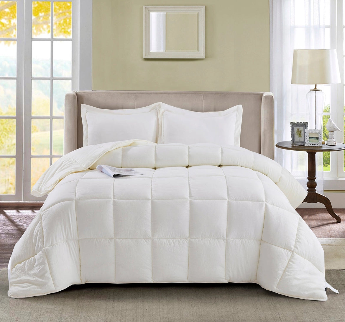 All Season Chic Prewashed Fabric Down Alternative Comforters