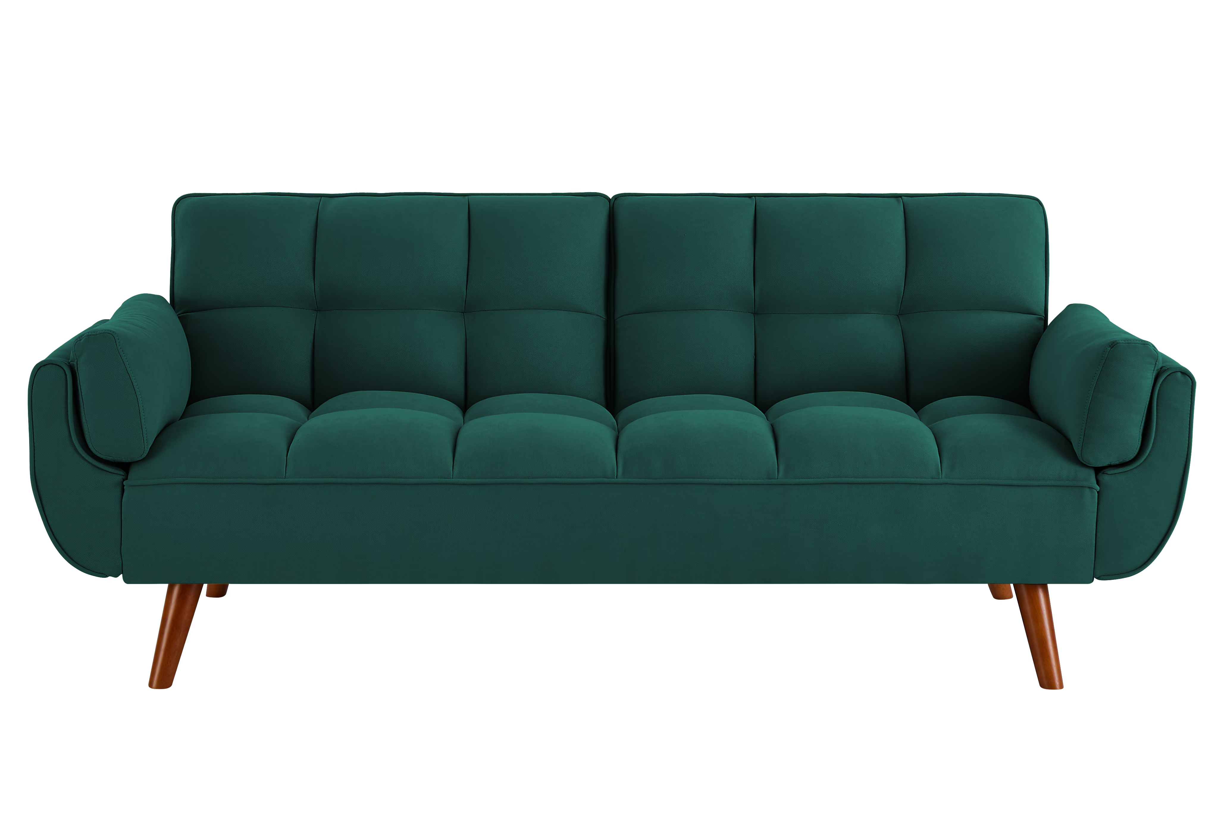 Homy Casa Dark Gray Linen Sofa – 500LBS Heavy-Duty, Solid Wood Frame, Modern Upholstered Couch with Under-Seat Storage