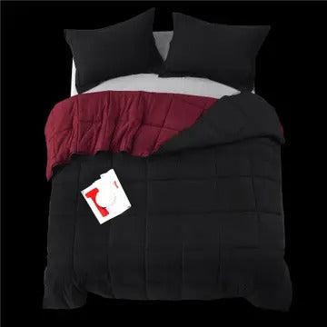 3-Piece All Season Lightweight Down Alternative Comforter Set – Ultra-Soft, Breathable & Eco-Friendly