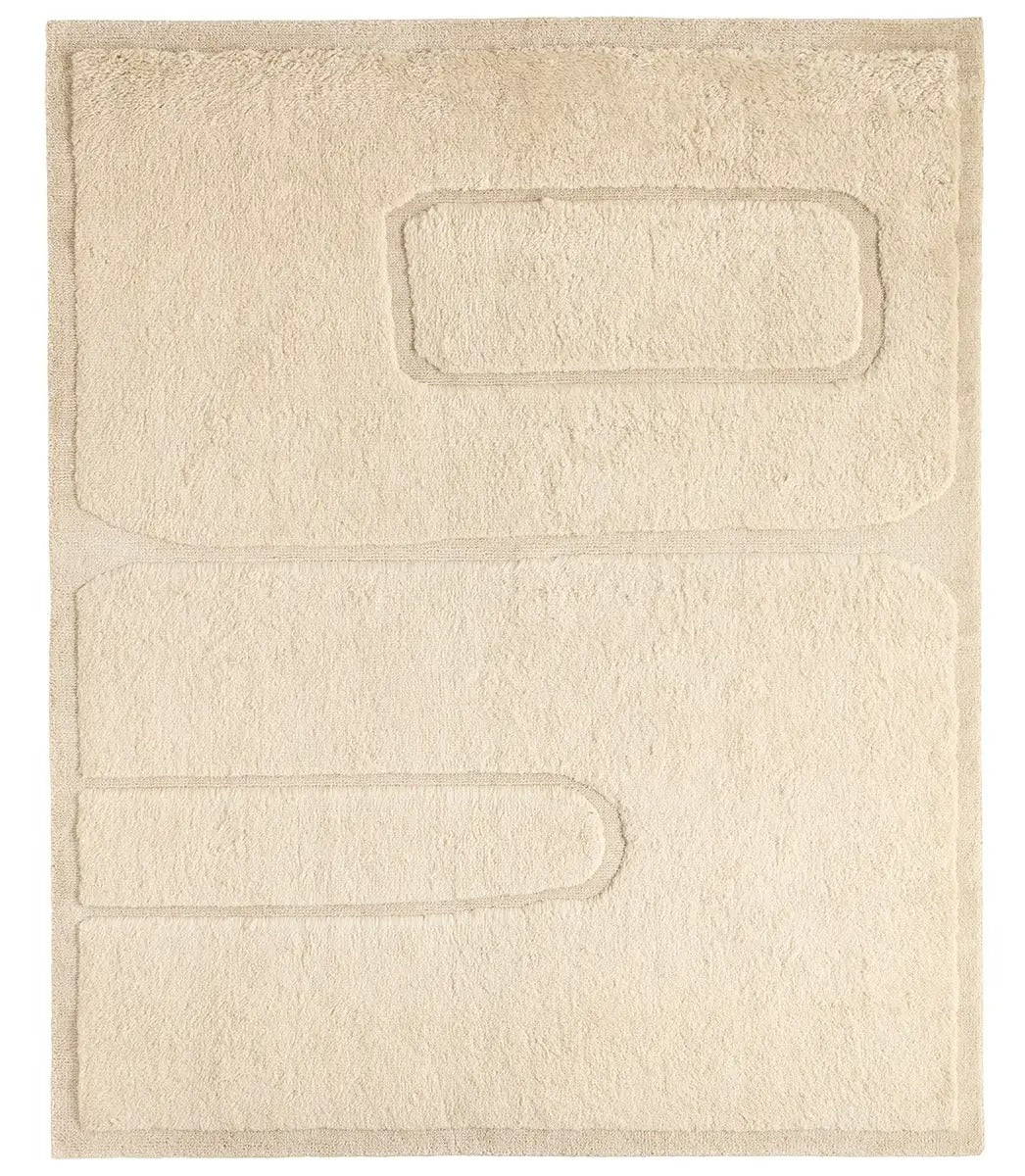 Jaipur x Bradley Odom Solum Sarra Handwoven Wool Area Rug – Mid-Century Modern Solid Design