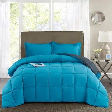 3-Piece All Season Lightweight Down Alternative Comforter Set – Ultra-Soft, Breathable & Eco-Friendly