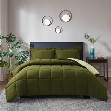 3-Piece All Season Lightweight Down Alternative Comforter Set – Ultra-Soft, Breathable & Eco-Friendly