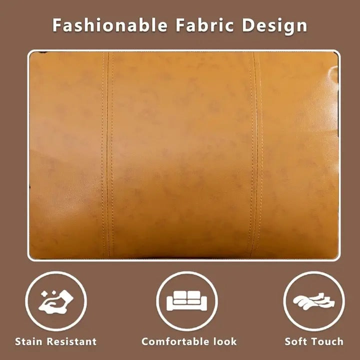 Caberryne 3-Piece Leather Recliner Sofa Set for Living Room & Home Theater