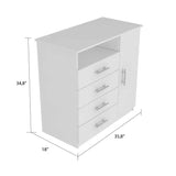 Rioja 4 Drawer Dresser