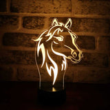 Horse Night Lamp | LED Lamp - 2 Pack