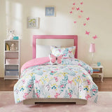 Butterfly 4-Piece Kids Comforter Set