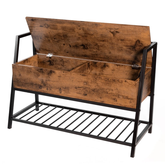 Shoe Bench Storage Cabinet