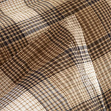 Plaid Soft Spun Comforter Mini Set, Liber Brown