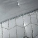 Metallic Comforter/Duvet Cover Set, Grey