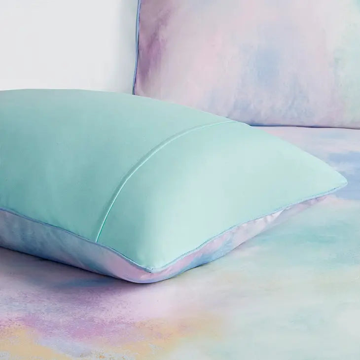 Watercolor Tie Dye Comforter/Duvet Cover Set