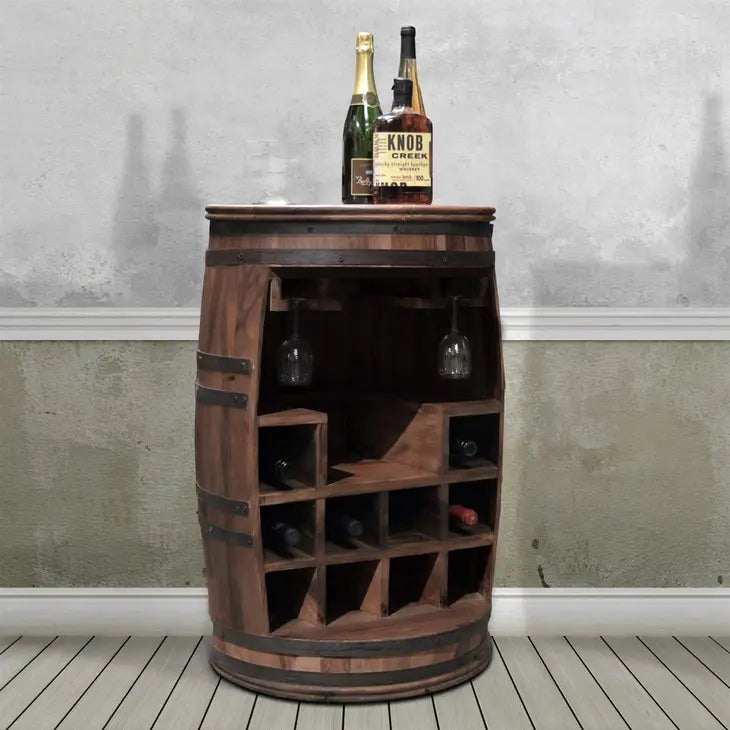 Wine Rack, Rosey-Say Bar Barrel