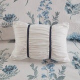 Watercolor Flora Comforter Set, Blue