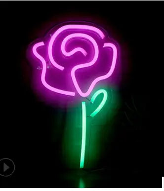 LED Neon Light, Acrylic Back Panel