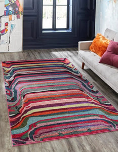 Modern Designed Destin Chromatic Rug