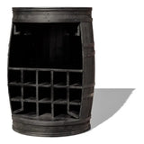 Wine Rack, Rosey-Black Bar Barrel