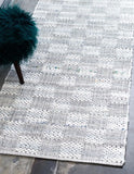 Checkered Chindi Cotton Rug