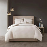 Eggshell 3-Piece Comforter or Duvet Cover Set, Ivory