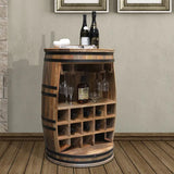Wine Rack, Rosey-Raw Bar Barrel