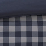 Reversible Baffalo Check 3-Piece Comforter Set, Blue