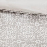 Reversible Embroidered Comforter/Duvet Cover Set, Ivory