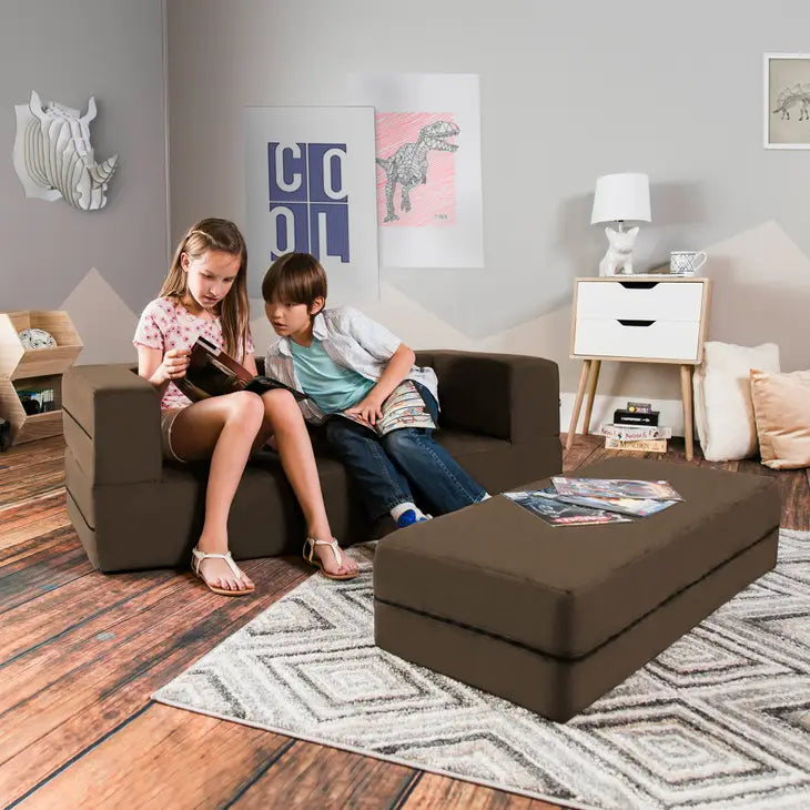 Jaxx Zipline Big Kids Modular Sofa & Ottoman