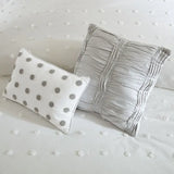 Pom-Pom 7-Piece Comforter or Duvet Cover Set, Ivory