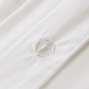Pom-Pom Trims 3-Piece Comforter or Duvet Cover Set, Ivory