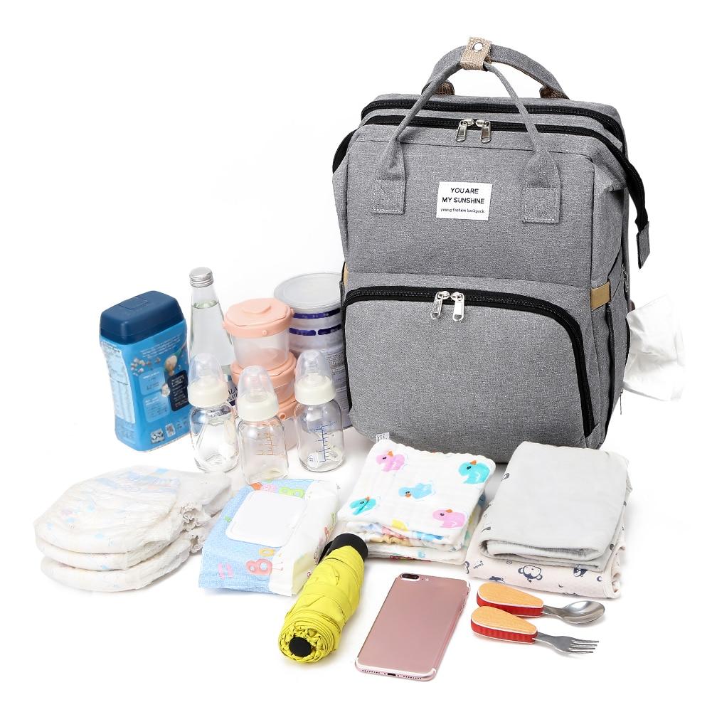 Portable Crib Nappy Bag / Baby Care Changing Diaper Bag