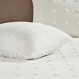 Pom-Pom 7-Piece Comforter or Duvet Cover Set, Ivory