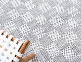 Checkered Chindi Cotton Rug