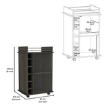 Harvey 2 Piece Living Room Set, Black / Espresso