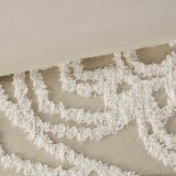 Tufted Medallion Comforter/Duvet Cover Set, Taupe