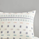 Clip Boho Stripe 5-Piece Comforter/Duvet Cover Set, Blush