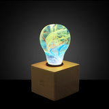 Handcrafted LED Table Lamp Swirl