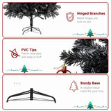 6ft Christmas Tree Black