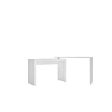 Manhattan Comfort Innovative Calabria Nested Desk in White