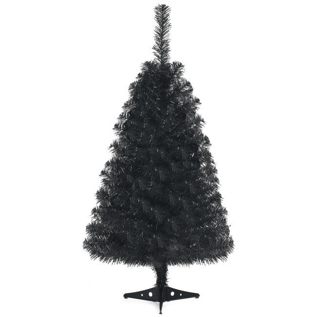 36 Inch Unlit Artificial Christmas Mini Tree with Plastic Stand