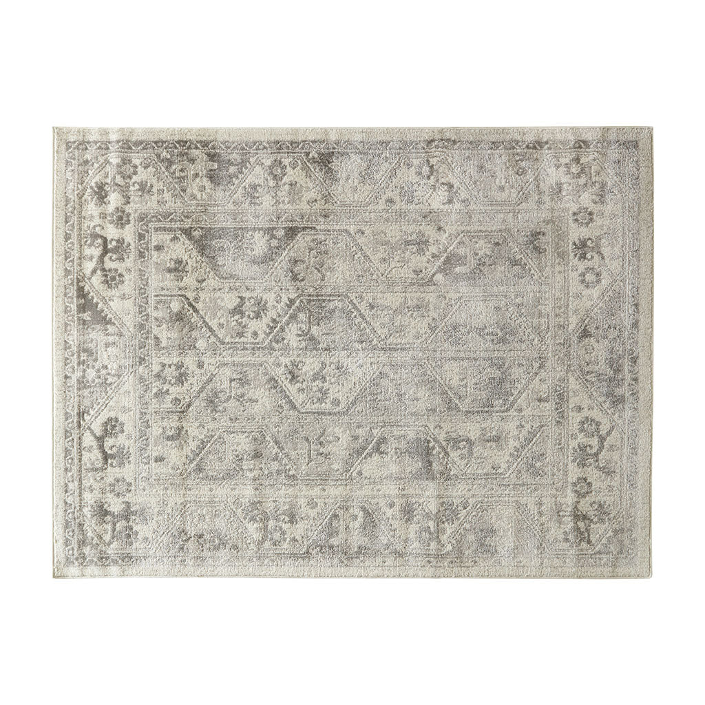 Tiled Border Area Rug 6' x 9'