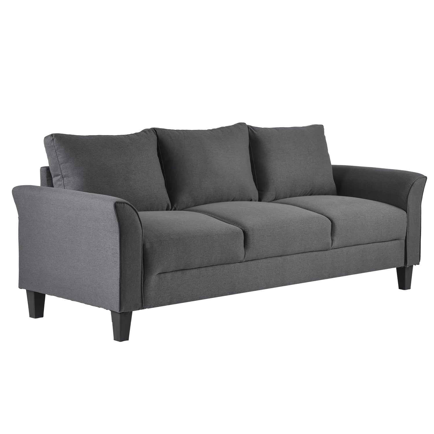 Polyester-blend 3 Pieces Sofa Set; Living Room Set