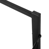L-Shape Desk, Corner Desk, foldable, black